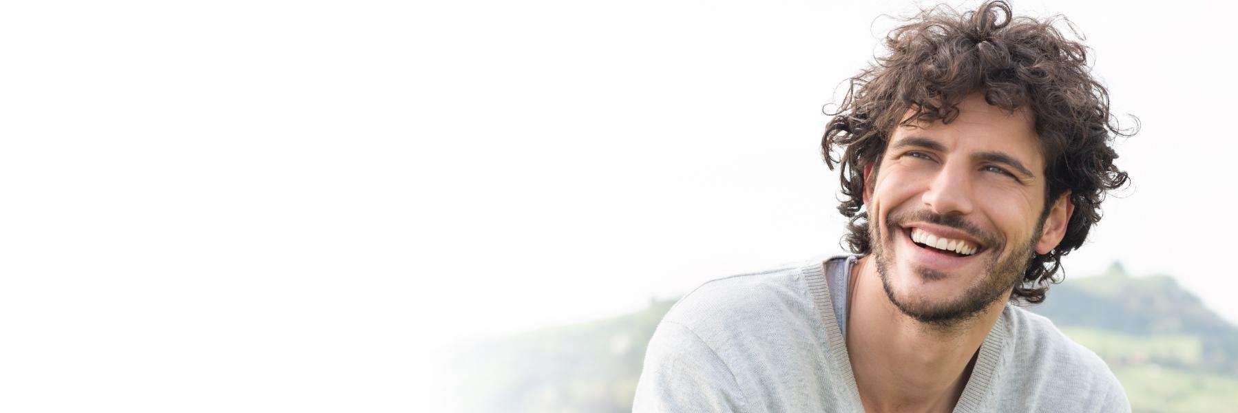 Germantown man smiling after cosmetic dentistry